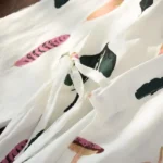 Japanese-style kimono pajamas summer new 100% cotton gauze pajamas nightgown - Image 6