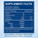 Daitea Fish Oil Capsule 2160mg Supplement Rich in DHA & EPA, Cognitive, Core Health, Immune Support, Non-GMO - Image 6