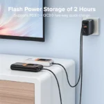 QOOVI 20000mAh Power Bank External Large Battery Capacity PD 22.5W Fast Charging - Image 4