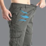 Large Pocket Loose Overalls Men's Outdoor Sports Jogging Tactical Pants - Image 6