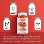 Kids' Daily Gummy Vitamins - Contains 13 Essential Nutrients and Omega 3 - Image 3