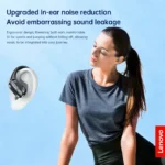 Original Lenovo XT80 Sports Wireless Earphones with Mics, LED Power Display,Hifi Stereo Sound - Image 5