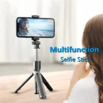 Roreta Selfie holder Tripod with Wireless Bluetooth Remote, Portables Foldable Stand - Image 2