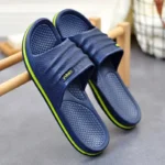 Man Slippers Comfortabl Non-Slip Bathroom Slippers