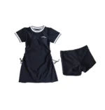 Summer Women Short Sleeve One-Piece Swimsuit, Sexy Belly-Covering Korean Style Swimwear - Image 6