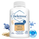 High Absorption 1000 Mg Calcium with 1000 IU Vitamin D, Magnesium, Bone Health Supplement