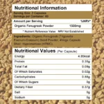 Organic Fenugreek Capsules with Vitamins & Calcium - 100% Vegan Fenugreek Powder Supplement for Women and Men - Image 6
