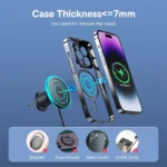Baseus Magnetic Wireless Charger Car Phone Holder 15W Fast Charging Wireless Car Charger - Image 3