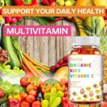 Kids Gummies - with Vitamin C, Zinc for Mood Balance Support,  Boosts Immunity