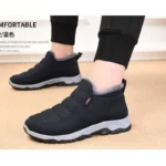 ​Men's Shoes Autumn Winter Casual Cotton Warm Wear Resistant Chunky - Image 6