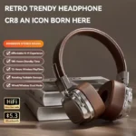 2025 New 5.3 Foldable Wireless Bluetooth Headsets Headset Gamer Choice Retro