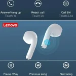Original Lenovo HT38 Wireless Headphones TWS Bluetooth Earphones - Image 3