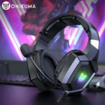 ONIKUMA K8 Gaming Headphones with Flexible HD Mic RGB Light Surround Sound