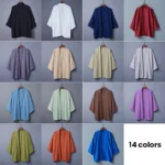 Japanese Antique Hanfu Cloak JK Taoist Robe Ukiyo-e Style Kimono Casual - Image 5