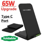 65W Wireless Charger Stand Pad For iPhone 15 14 13 12 11 Pro X XS Max XR 8 Samsung