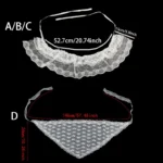 2025 Korean Ins Unique Lace Layered Gauze Skirts Lace Trim A-Line Short Cloth Mini Waist Skirts - Image 2