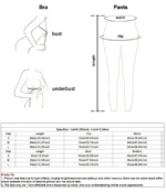 Two Piece Yoga Set Women Sportswear Suit Outfit Gym Leggings With Bra Pants Sports - Image 6