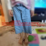 New Fashion Children Wide Leg Pants Summer Casual Thin Chiffon Cropped Trousers - Image 4
