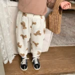 New Designer Printing Trousers Baby Unisex Cute Harem Pants - Image 3