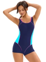 2025 New Plus Size Sports Swimwear Women One Piece Swimsuit Female Professional Swimming Suit - Image 6