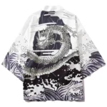 Summer Japanese Anime Dragon Pattern Cosplay Adult Traditional Cardigan - Image 4