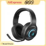 QCY Heroad V200 Over Ear Headphones 50mm Driver 7.1 Surround Sound Headset Wireless