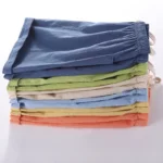 2-10Y Children's Shorts For Boys Girls Cotton Linen Short Pants - Image 3