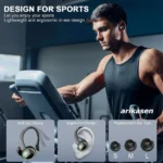 Headphones Bluetooth 5.3 Wireless Bass Stereo Over Ear Earbuds ENC Noise Cancelling - Image 2