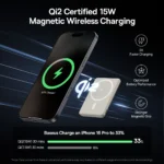 Baseus Qi2 Magnetic Power Bank With Kickstand PD 20W 5000mAh Portable Wireless - Image 2