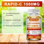 Liposomal Vitamin C Supplement - Easily Absorbed, Fat-Soluble Vitamin C, Antioxidant - Image 2