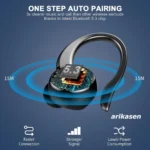 Headphones Bluetooth 5.3 Wireless Bass Stereo Over Ear Earbuds ENC Noise Cancelling - Image 6
