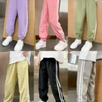 1/3 Pieces Children's summer solid color basic sports pants boys casual Joker