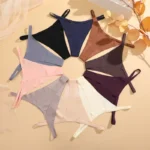 4PcsSet Seamless Ultra-thin Underwear Women Sexy Thin Belt Panties - Image 4
