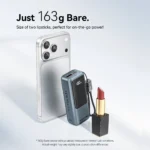 Vention 10000mAh Mini Power Bank 22.5w Portable Charger Built-in USB C Cable - Image 3