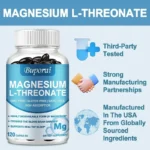 Magnesium L Threonate - Focus and Memory Enhancer, Supports Nerve Function - Image 4