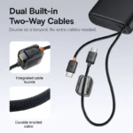 Baseus 145W Power Bank 25000mAh Fast Charging Built-In Type-C Cable - Image 3