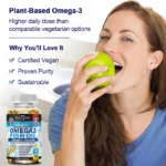 Omega-3 Fish Oil Supplement - with EPA & DHA - Supports Heart and Brain Health Omega 3 Fatty Acids 120 Capsules - Image 3