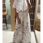 Sexy Lapel Single-breasted Shirt Top + Wide-leg Pants 2-piece Set Women Fashion