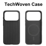 Luxury Tech Woven Magnetic Adsorption Phone Case for Iphone 17 16 15 14 13 Pro Max - Image 2