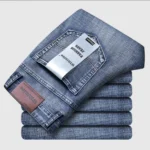 2026 New Business Men's Jeans Casual Straight Stretch Fashion