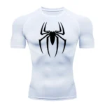 2025 Men's Spider Print Compression Shirt, Quick Dry T-Shirt, Gym Running Jersey - Image 4