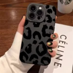 Leopard Design Camera Protective Phone Case for iPhone 16 Cases iPhone