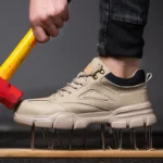 Safety Shoes Men Steel Toe Work Shoes Anti-smash  Protective Boots - Image 2