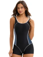 2025 New Plus Size Sports Swimwear Women One Piece Swimsuit Female Professional Swimming Suit - Image 5