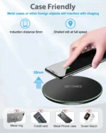 50W Wireless Charger For iPhone 14 15 16 17 Pro Xs Max Mini X Xr Induction Fast Charging Pad - Image 6