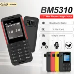 SERVO BM5310 Mini 3 SIM Standby Feature Mobile Phone Speed Dial Magic Voice Blacklist