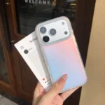 NEW For Iphone 17 Pro Max Laser Color-Changing Matte Phone Case 17Pro Magnetic Cover - Image 6