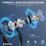 Headphones Bluetooth 5.3 Wireless Bass Stereo Over Ear Earbuds ENC Noise Cancelling - Image 4