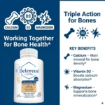 High Absorption 1000 Mg Calcium with 1000 IU Vitamin D, Magnesium, Bone Health Supplement - Image 5