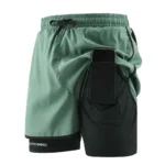Men's casual shorts, suitable for fitness, training, cycling, cool and breathable, daily wear - Image 3
